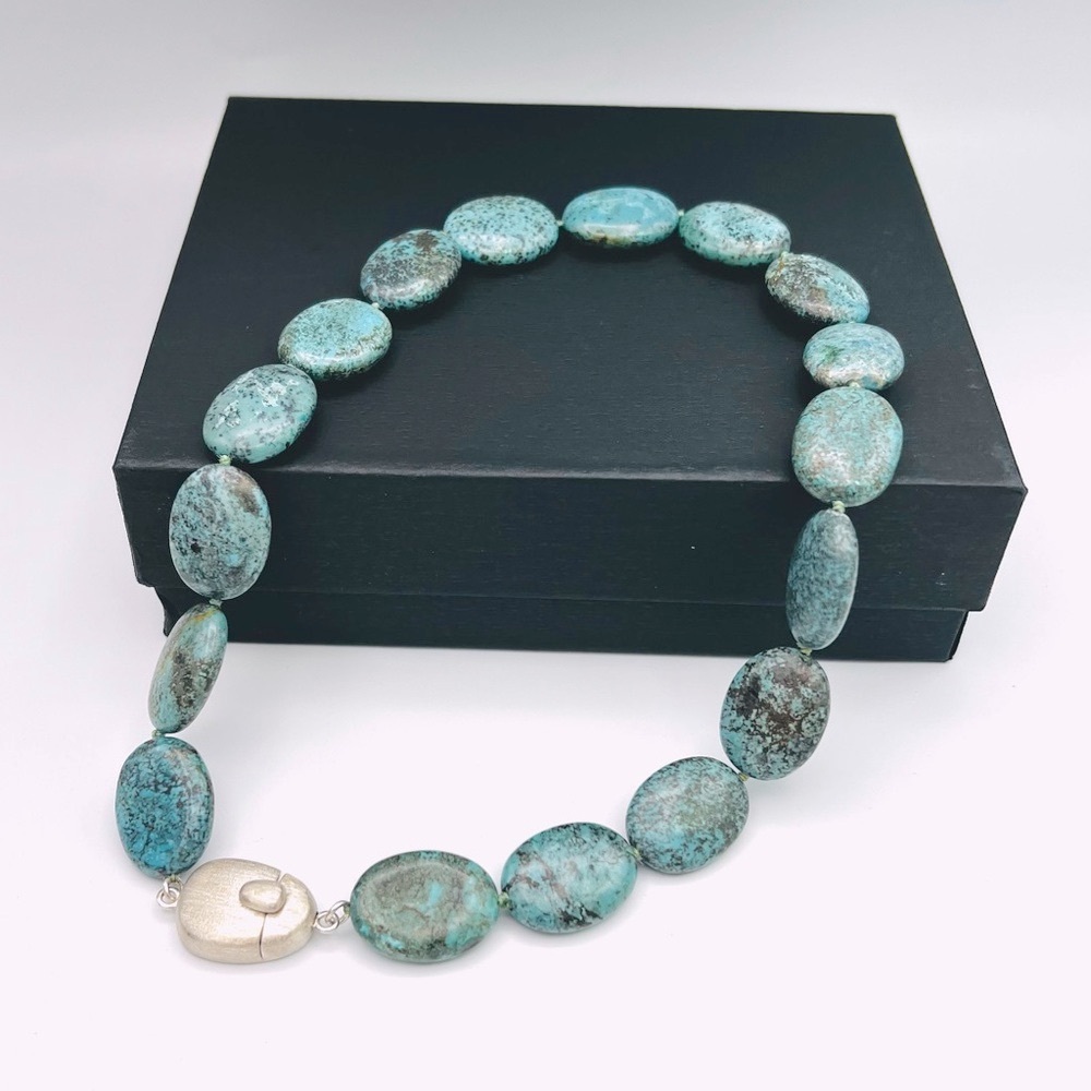 EUC Whitney Kelly Sterling Silver Turquoise Necklace